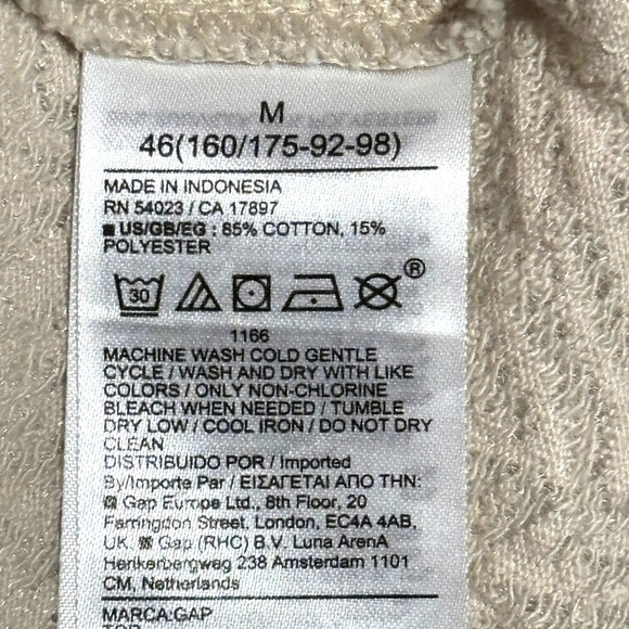 GAP Women Med Beige Sheer Lace Textured Short Sleeve T Shirt Top Y2K - Picture 6 of 6